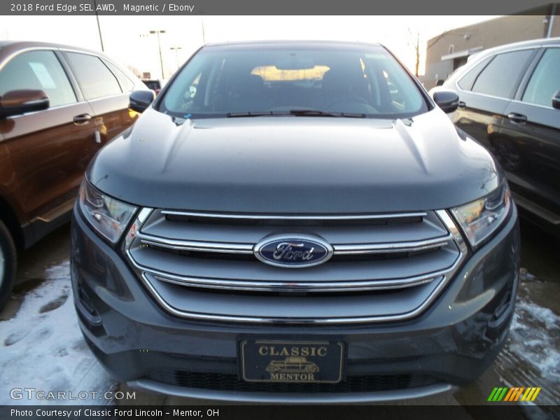 Magnetic / Ebony 2018 Ford Edge SEL AWD