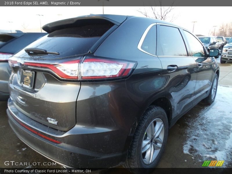 Magnetic / Ebony 2018 Ford Edge SEL AWD