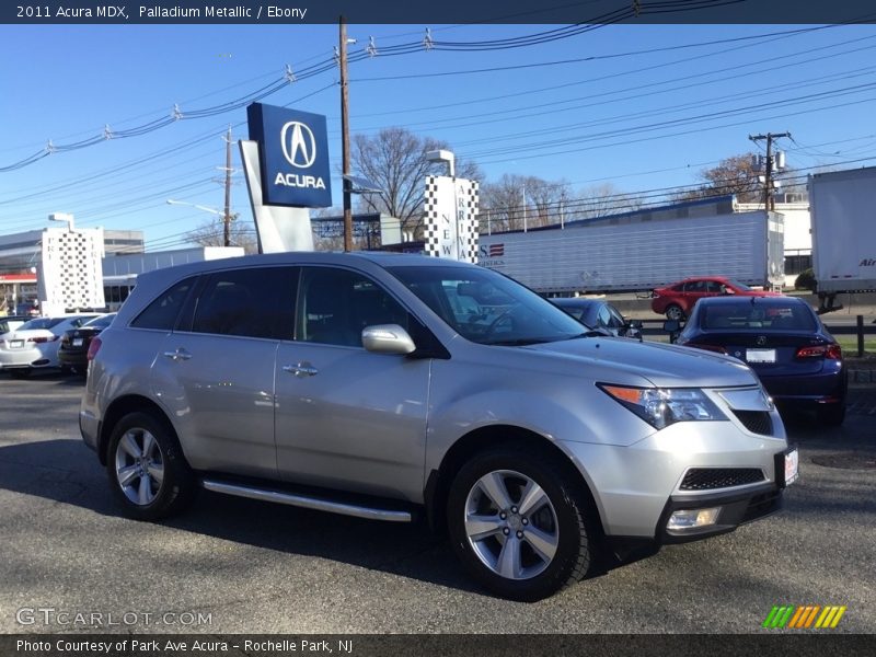 Palladium Metallic / Ebony 2011 Acura MDX