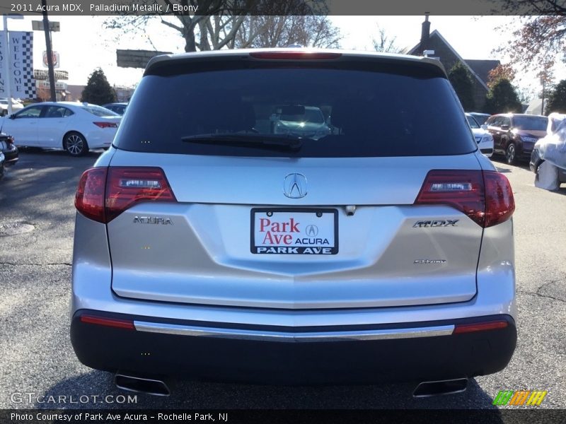 Palladium Metallic / Ebony 2011 Acura MDX
