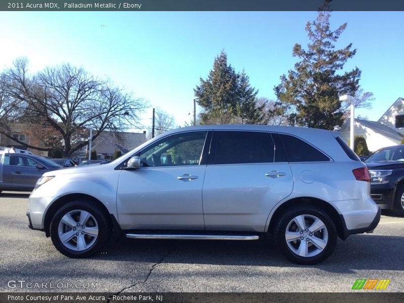 Palladium Metallic / Ebony 2011 Acura MDX
