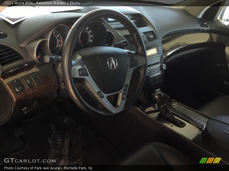 Palladium Metallic / Ebony 2011 Acura MDX