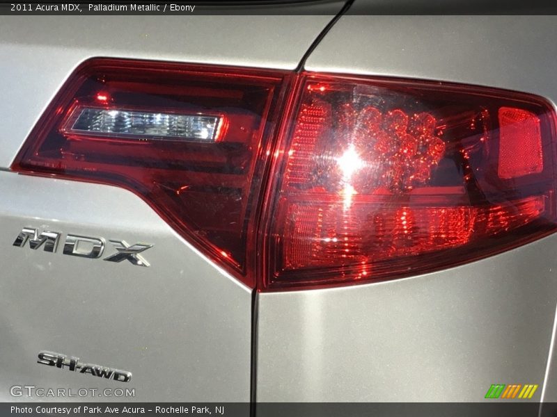 Palladium Metallic / Ebony 2011 Acura MDX