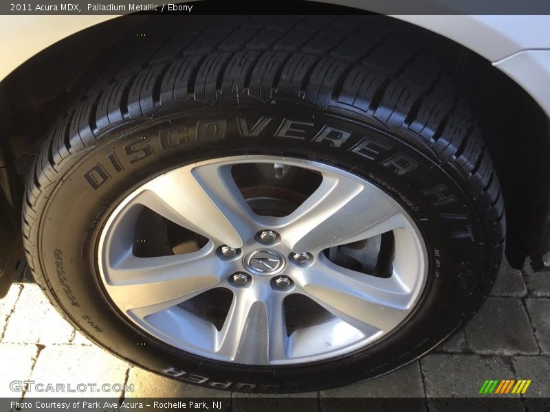 Palladium Metallic / Ebony 2011 Acura MDX