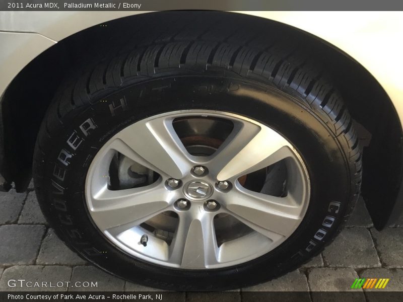 Palladium Metallic / Ebony 2011 Acura MDX