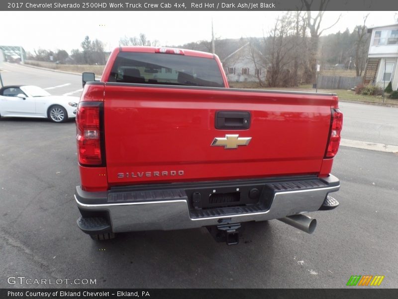 Red Hot / Dark Ash/Jet Black 2017 Chevrolet Silverado 2500HD Work Truck Crew Cab 4x4