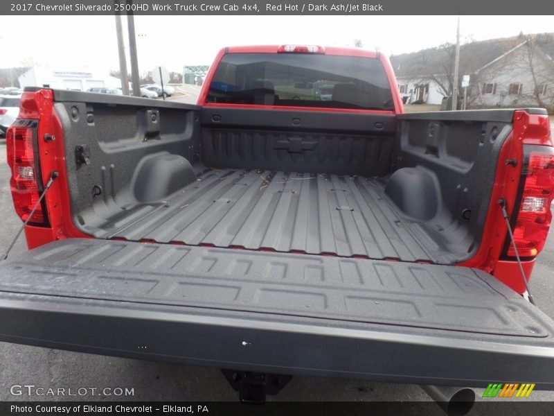 Red Hot / Dark Ash/Jet Black 2017 Chevrolet Silverado 2500HD Work Truck Crew Cab 4x4