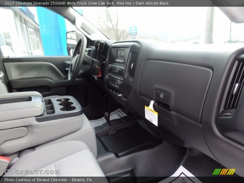 Red Hot / Dark Ash/Jet Black 2017 Chevrolet Silverado 2500HD Work Truck Crew Cab 4x4