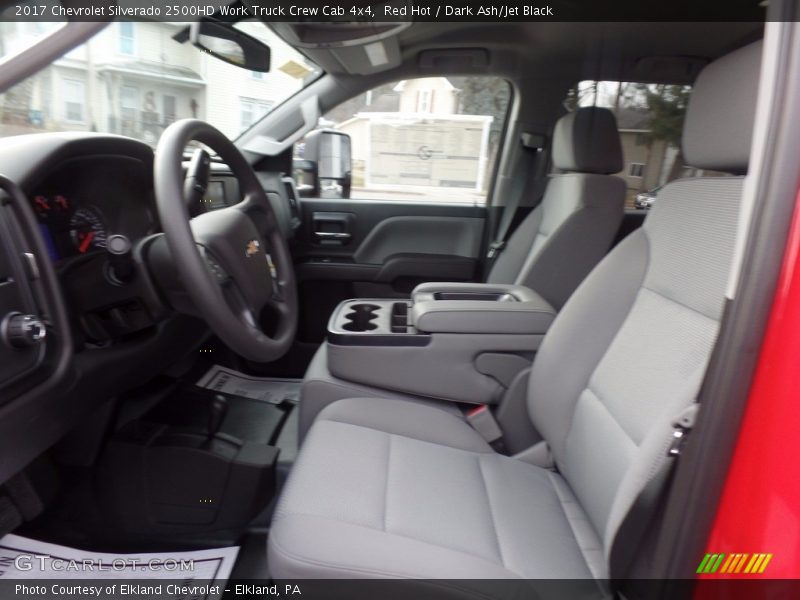 Red Hot / Dark Ash/Jet Black 2017 Chevrolet Silverado 2500HD Work Truck Crew Cab 4x4