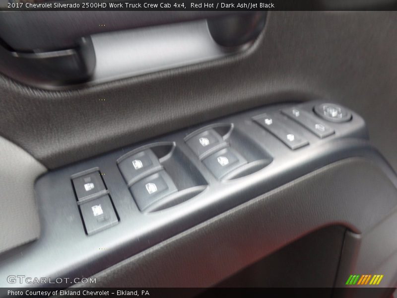 Red Hot / Dark Ash/Jet Black 2017 Chevrolet Silverado 2500HD Work Truck Crew Cab 4x4