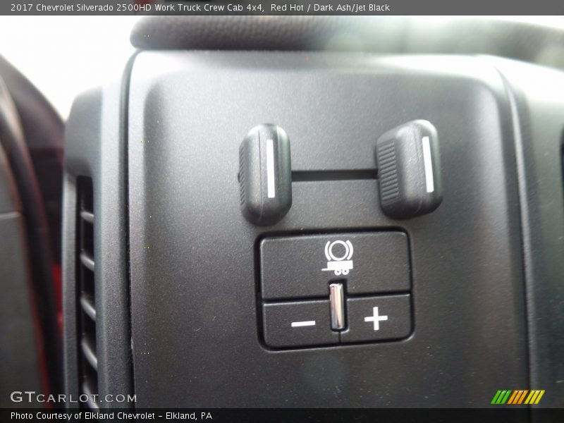Red Hot / Dark Ash/Jet Black 2017 Chevrolet Silverado 2500HD Work Truck Crew Cab 4x4