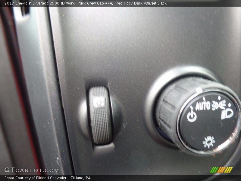Red Hot / Dark Ash/Jet Black 2017 Chevrolet Silverado 2500HD Work Truck Crew Cab 4x4
