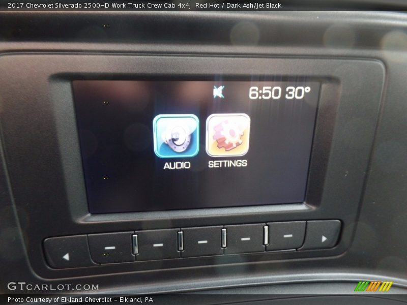 Red Hot / Dark Ash/Jet Black 2017 Chevrolet Silverado 2500HD Work Truck Crew Cab 4x4