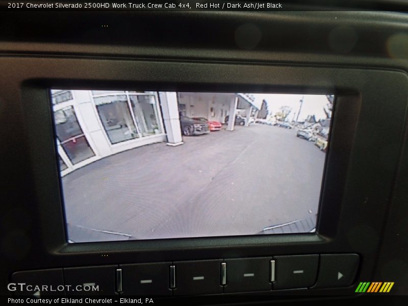 Red Hot / Dark Ash/Jet Black 2017 Chevrolet Silverado 2500HD Work Truck Crew Cab 4x4