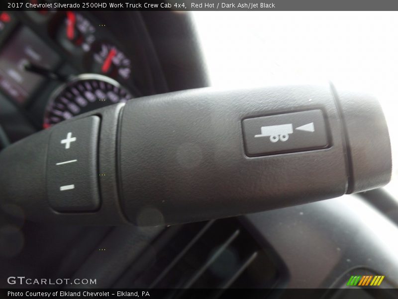 Red Hot / Dark Ash/Jet Black 2017 Chevrolet Silverado 2500HD Work Truck Crew Cab 4x4
