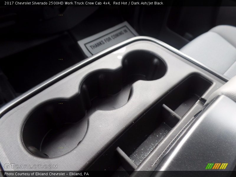 Red Hot / Dark Ash/Jet Black 2017 Chevrolet Silverado 2500HD Work Truck Crew Cab 4x4