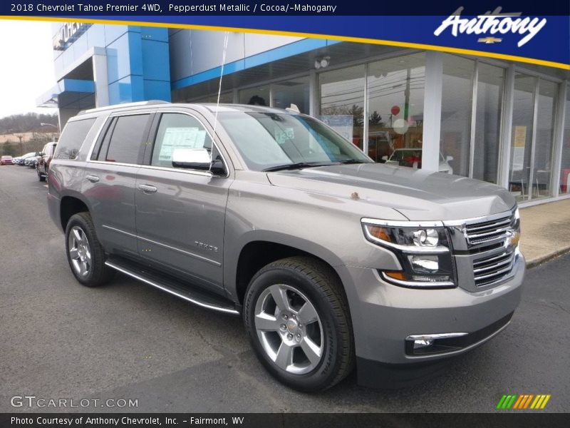 Pepperdust Metallic / Cocoa/­Mahogany 2018 Chevrolet Tahoe Premier 4WD