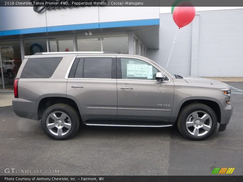 Pepperdust Metallic / Cocoa/­Mahogany 2018 Chevrolet Tahoe Premier 4WD