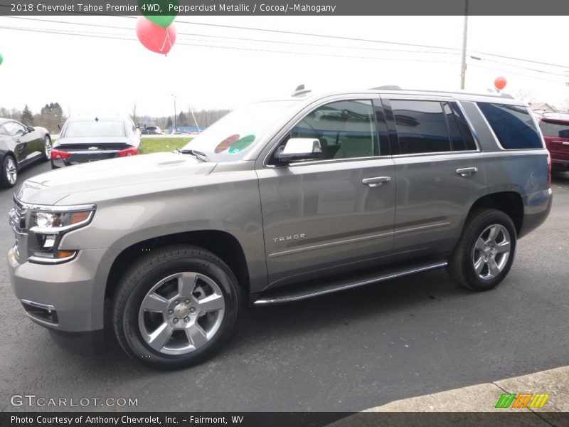 Pepperdust Metallic / Cocoa/­Mahogany 2018 Chevrolet Tahoe Premier 4WD