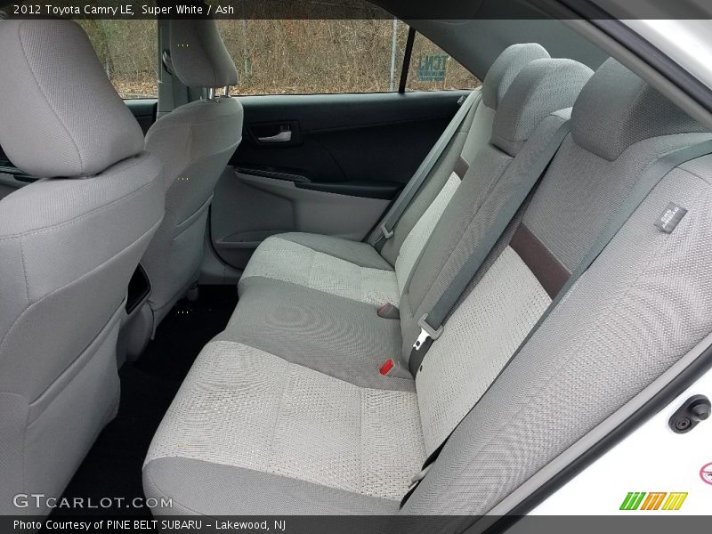 Super White / Ash 2012 Toyota Camry LE