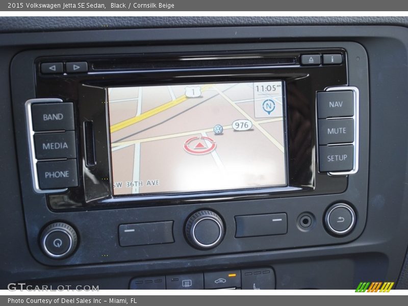 Black / Cornsilk Beige 2015 Volkswagen Jetta SE Sedan