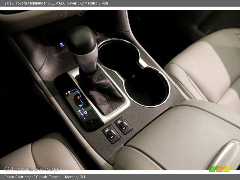 Silver Sky Metallic / Ash 2015 Toyota Highlander XLE AWD