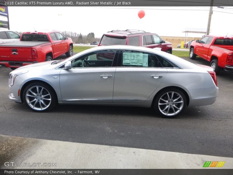 Radiant Silver Metallic / Jet Black 2018 Cadillac XTS Premium Luxury AWD