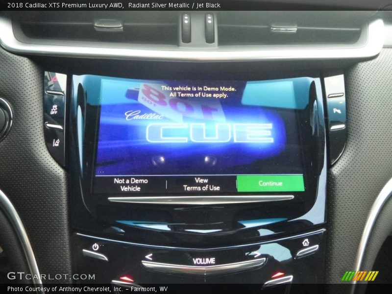 Radiant Silver Metallic / Jet Black 2018 Cadillac XTS Premium Luxury AWD