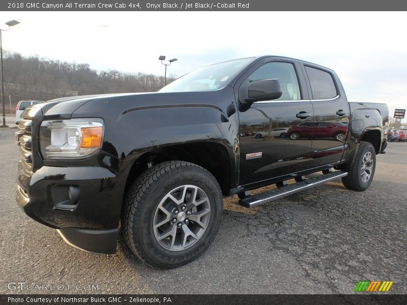 Onyx Black / Jet Black/­Cobalt Red 2018 GMC Canyon All Terrain Crew Cab 4x4