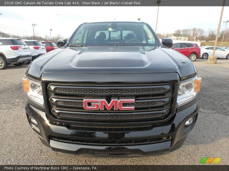 Onyx Black / Jet Black/­Cobalt Red 2018 GMC Canyon All Terrain Crew Cab 4x4