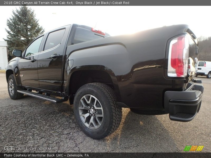 Onyx Black / Jet Black/­Cobalt Red 2018 GMC Canyon All Terrain Crew Cab 4x4