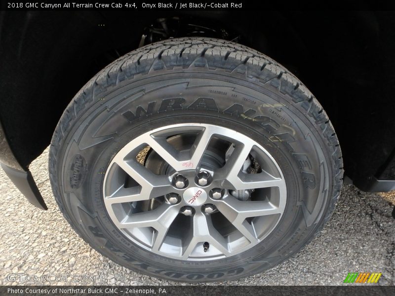 Onyx Black / Jet Black/­Cobalt Red 2018 GMC Canyon All Terrain Crew Cab 4x4