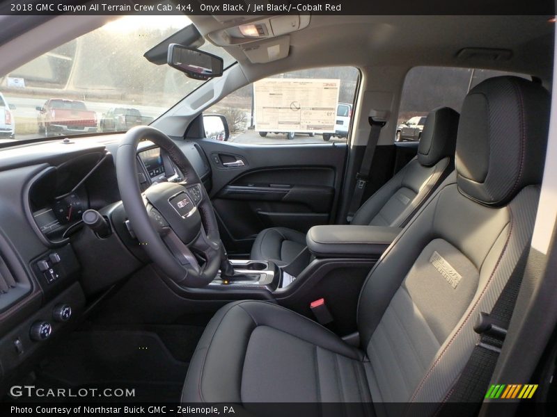 Onyx Black / Jet Black/­Cobalt Red 2018 GMC Canyon All Terrain Crew Cab 4x4