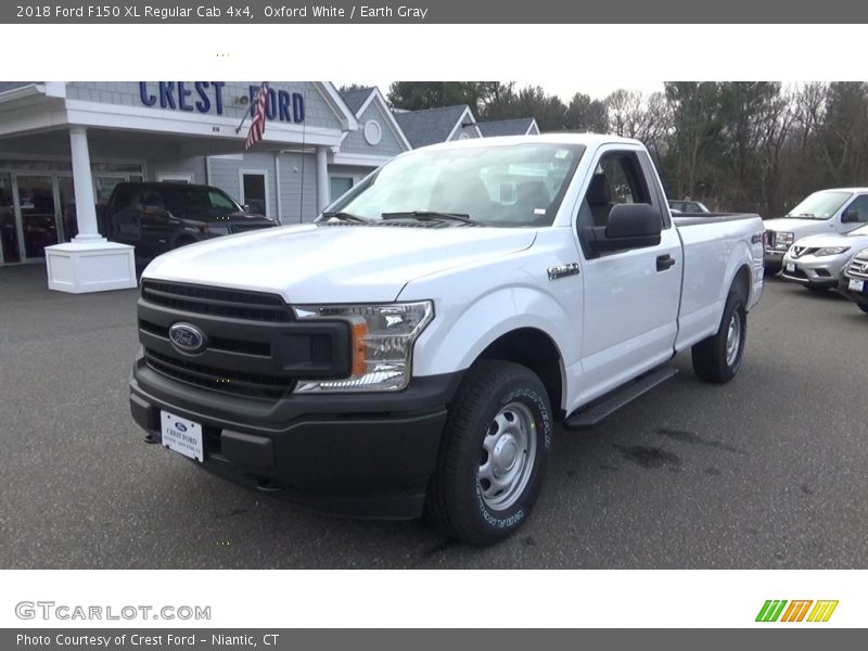 Oxford White / Earth Gray 2018 Ford F150 XL Regular Cab 4x4