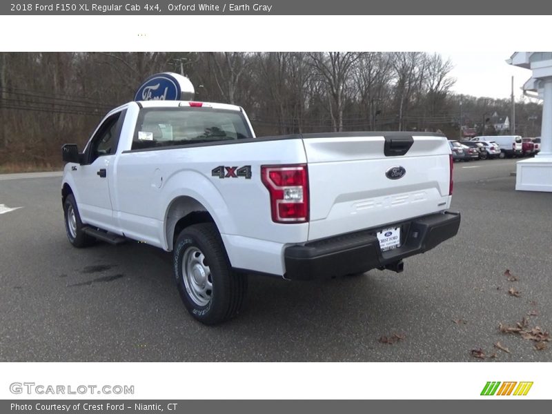 Oxford White / Earth Gray 2018 Ford F150 XL Regular Cab 4x4