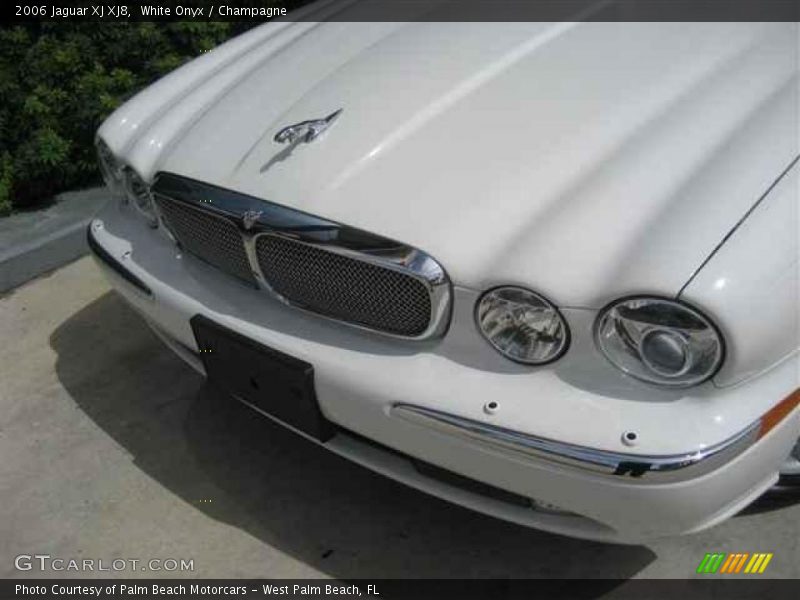 White Onyx / Champagne 2006 Jaguar XJ XJ8