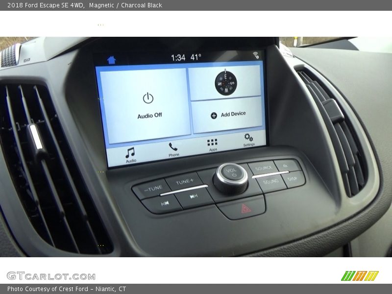 Magnetic / Charcoal Black 2018 Ford Escape SE 4WD