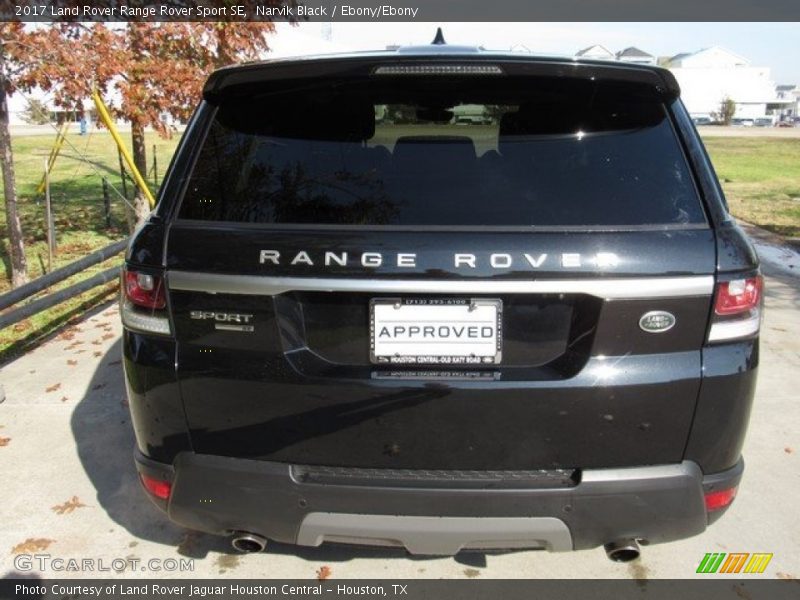 Narvik Black / Ebony/Ebony 2017 Land Rover Range Rover Sport SE