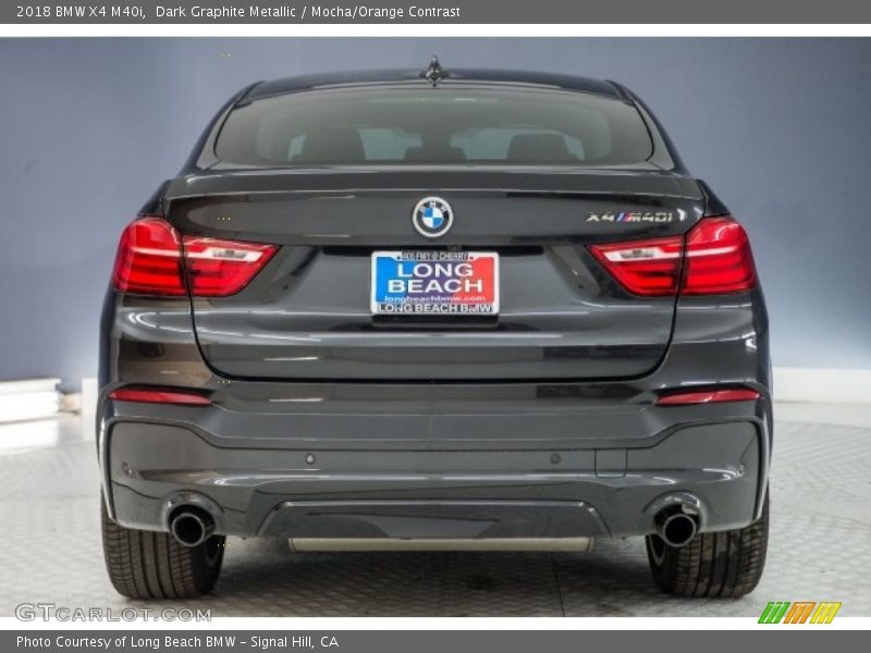 Dark Graphite Metallic / Mocha/Orange Contrast 2018 BMW X4 M40i