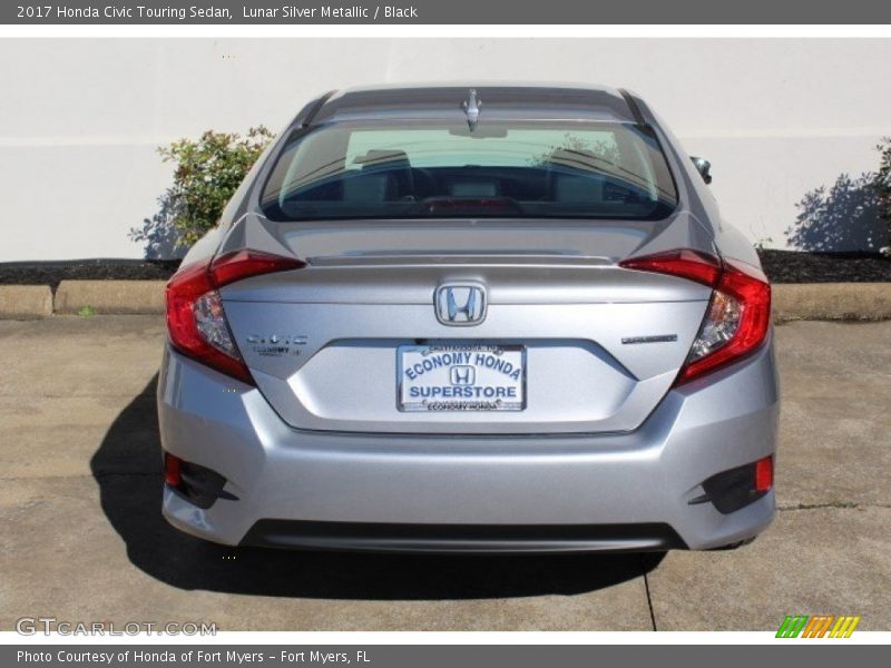 Lunar Silver Metallic / Black 2017 Honda Civic Touring Sedan