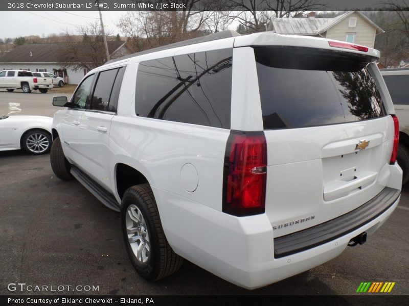 Summit White / Jet Black 2018 Chevrolet Suburban LS 4WD