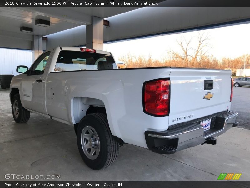 Summit White / Dark Ash/Jet Black 2018 Chevrolet Silverado 1500 WT Regular Cab