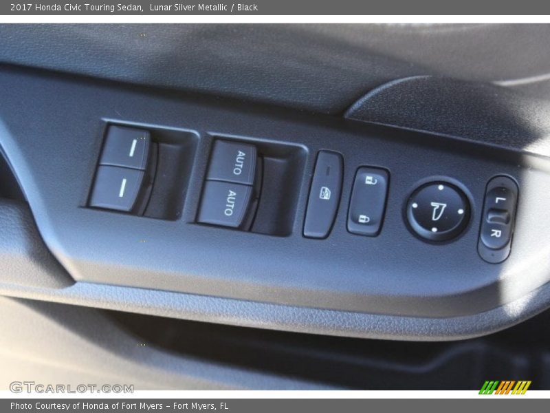 Lunar Silver Metallic / Black 2017 Honda Civic Touring Sedan