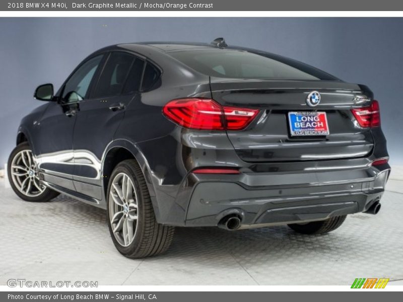 Dark Graphite Metallic / Mocha/Orange Contrast 2018 BMW X4 M40i
