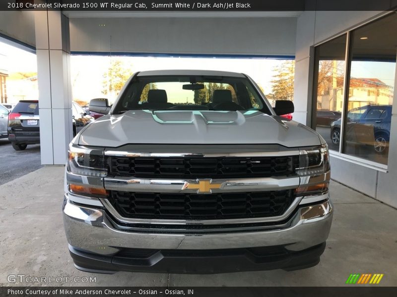 Summit White / Dark Ash/Jet Black 2018 Chevrolet Silverado 1500 WT Regular Cab