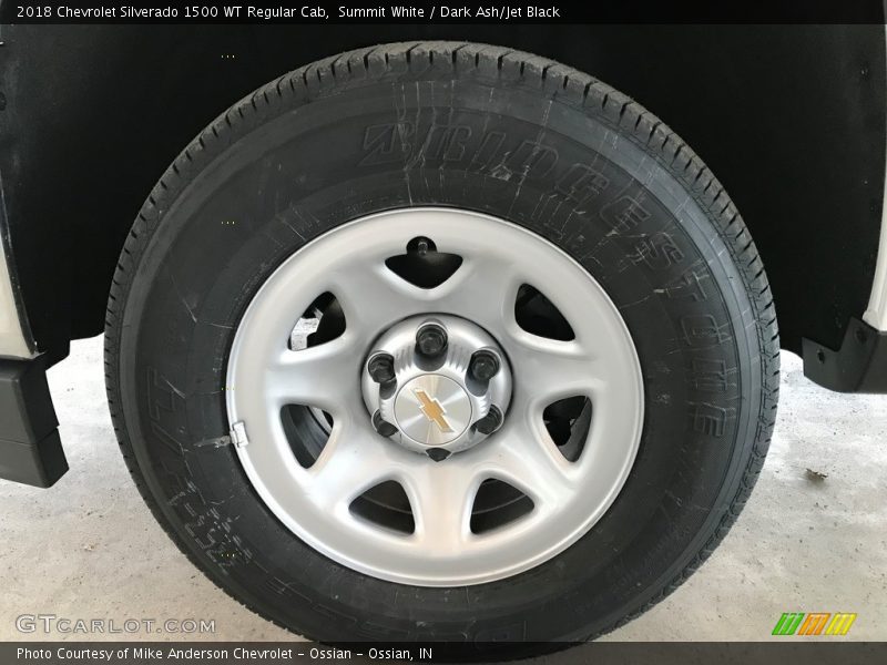 Summit White / Dark Ash/Jet Black 2018 Chevrolet Silverado 1500 WT Regular Cab