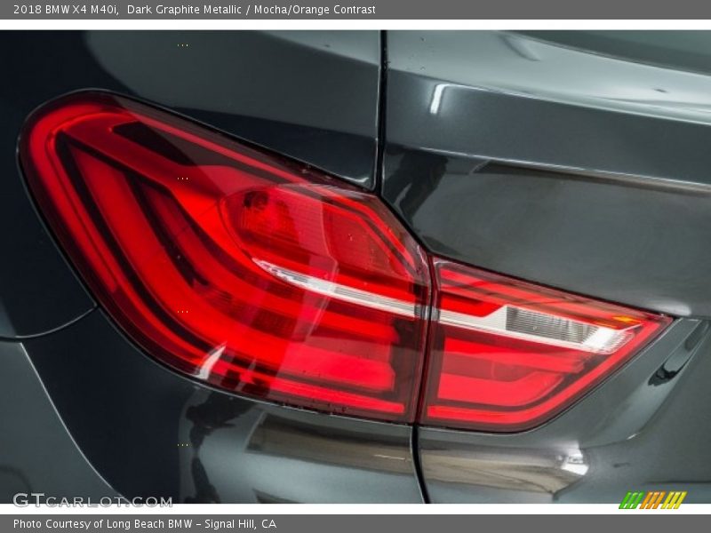 Dark Graphite Metallic / Mocha/Orange Contrast 2018 BMW X4 M40i