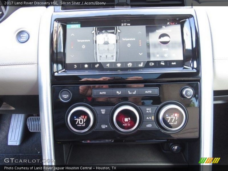 Silicon Silver / Acorn/Ebony 2017 Land Rover Discovery HSE