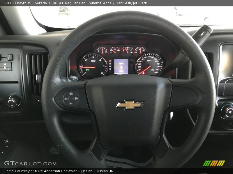 Summit White / Dark Ash/Jet Black 2018 Chevrolet Silverado 1500 WT Regular Cab
