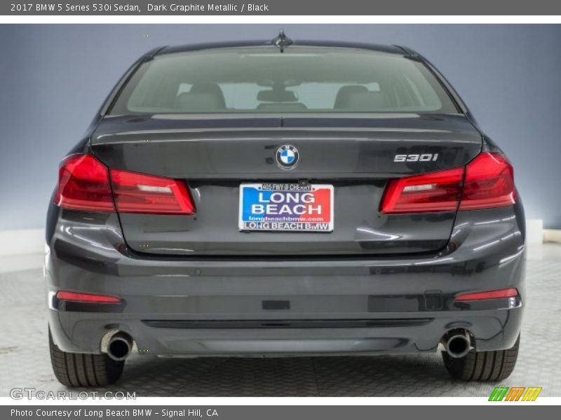 Dark Graphite Metallic / Black 2017 BMW 5 Series 530i Sedan